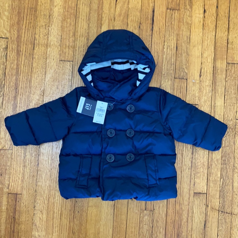 Baby Gap peacoat puffer jacket 18-24 months